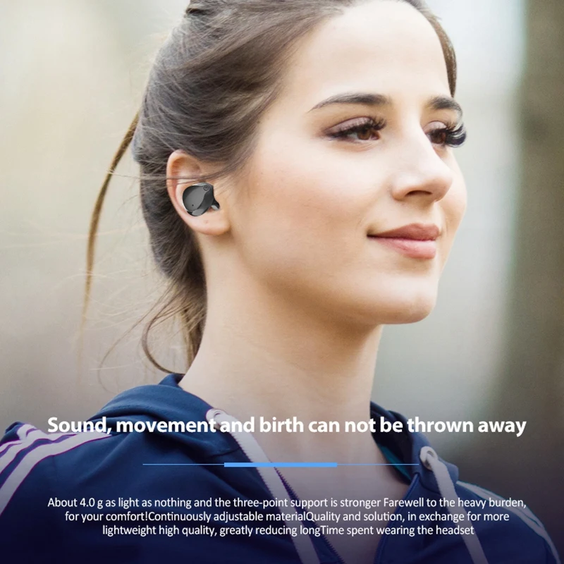 ABKT-Tws Bluetooth 5,0 3D стерео беспроводные наушники с 3200 мАч зарядным устройством Спортивные Bluetooth Tws гарнитура наушники