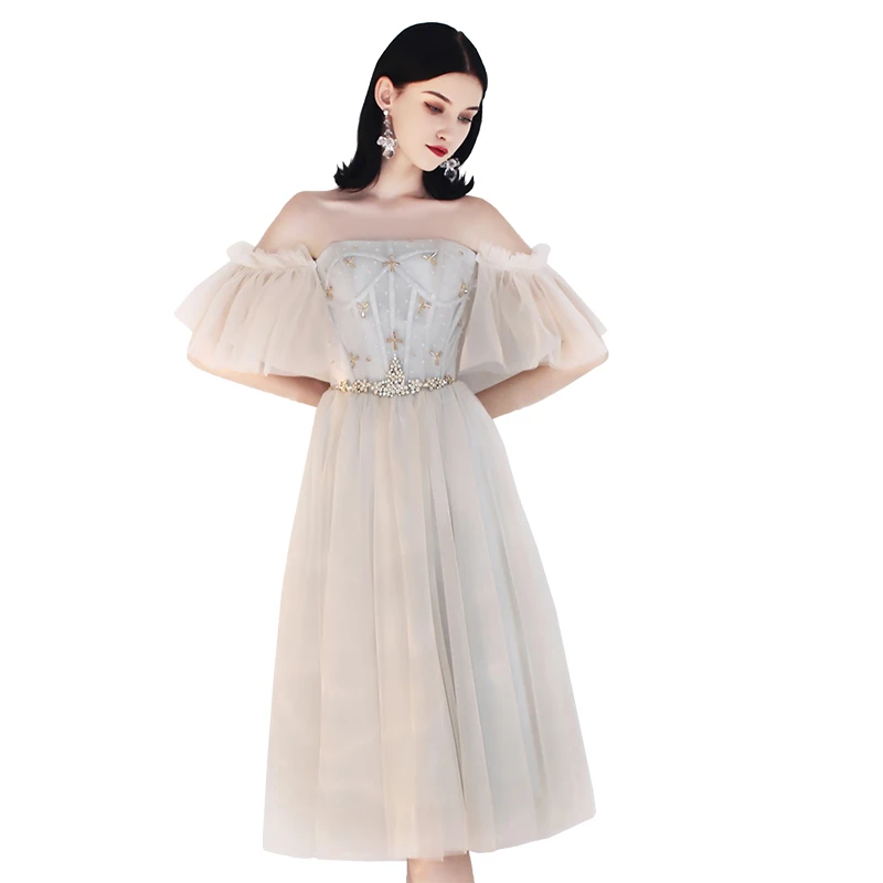 Осеннее Новое поступление, вечерние платья для выпускного вечера vestido de noiva sereia, вечернее сексуальное платье, расшитое бисером