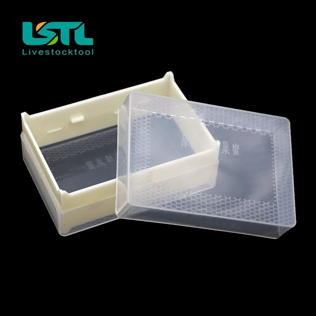 10 Db Méhészet 250 G/500 G Méz Kazetta Átlátszó Műanyag Fészek Mézes Doboz Eltávolítható Tiszta És Egészségügyi - Image 5