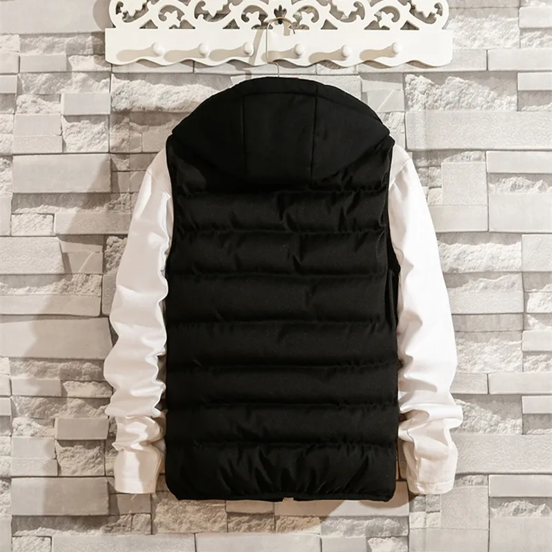 Winter Cotton Vest Men Top Male Casual winter Trend Vest Warm Clothes