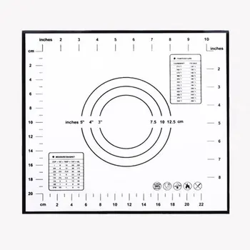 

Non-Stick Silicone Baking Mat Pad Baking Sheet Glass Fiber Rolling Dough Mat Cookie Macaron Baking Mat Pastry Tools