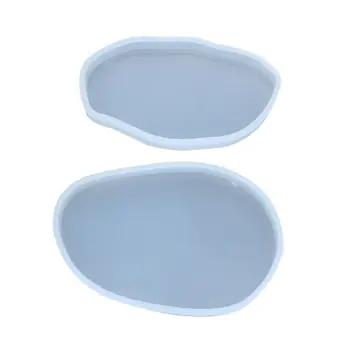 

DIY Crystal Epoxy Resin Irregular Ellipse Coaster Mold Handmade Mirror Surface Jewelry Mold