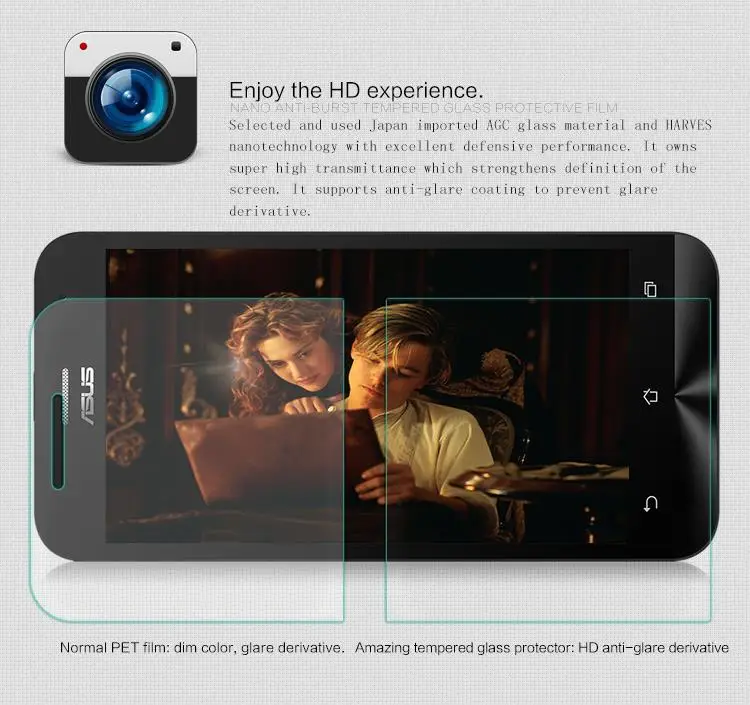 Закаленное стекло 9H 0 26 мм для Asus Zenfone 2 Laser Ze500KL Ze550KL 5 GO ZC451TG 3 Max Zc520TL zb452кг ZC553KL ZB500KL