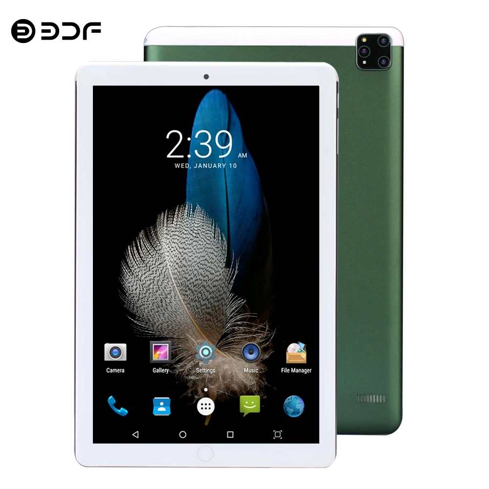 

BDF New 10 Inch Android 7.0 3G Mobile Phone Call 2 SIM Card 1GB RAM 32GB ROM FM WiFi Tablet Pc WiFi Bluetooth IPS Quad Core Tab