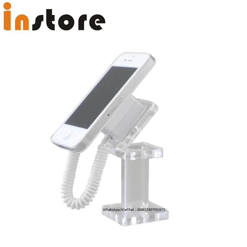 20 Pcs Cheap Magnetic Security Display Exhibitor Clear Holder Stand Universal For Shop Cellphone Dummy Mobile Phone