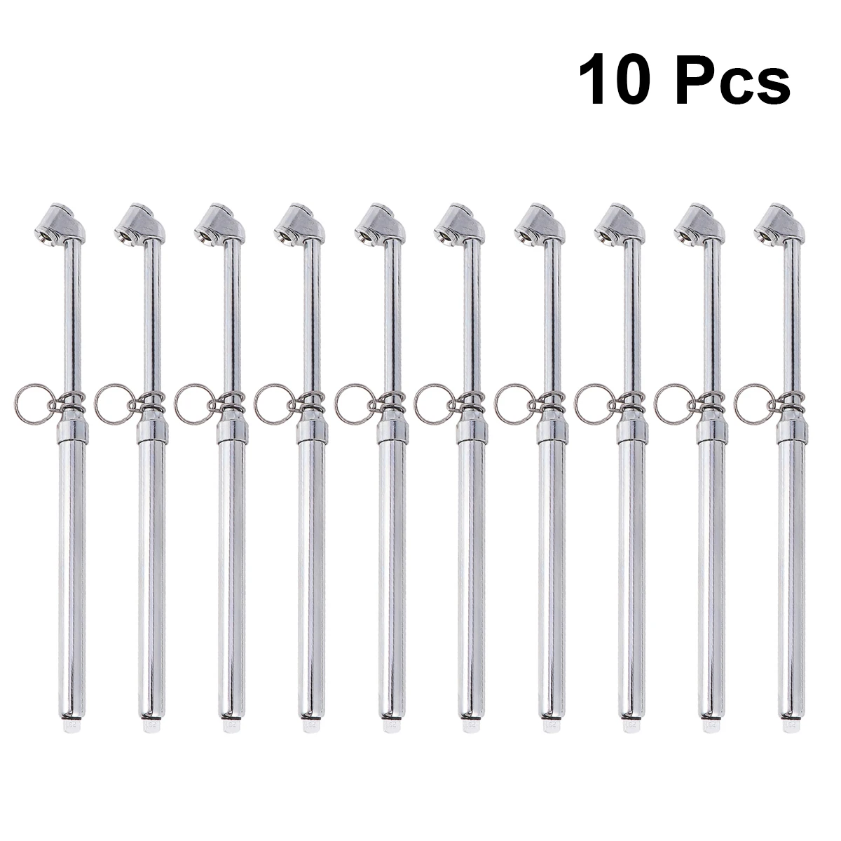 10pcs Pencil Tire Pressure Gauge Accurate Mechanical Air Gage Metal Stem Single Chuck Tyre Checker Motorcycle Bike Car RV SUV | Автомобили