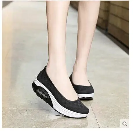 Autumn Spring Women Flats Shoes Platform Sneakers Slip On Flats Leather Suede Ladies Loafers Casual Shoes Women loafers shoes