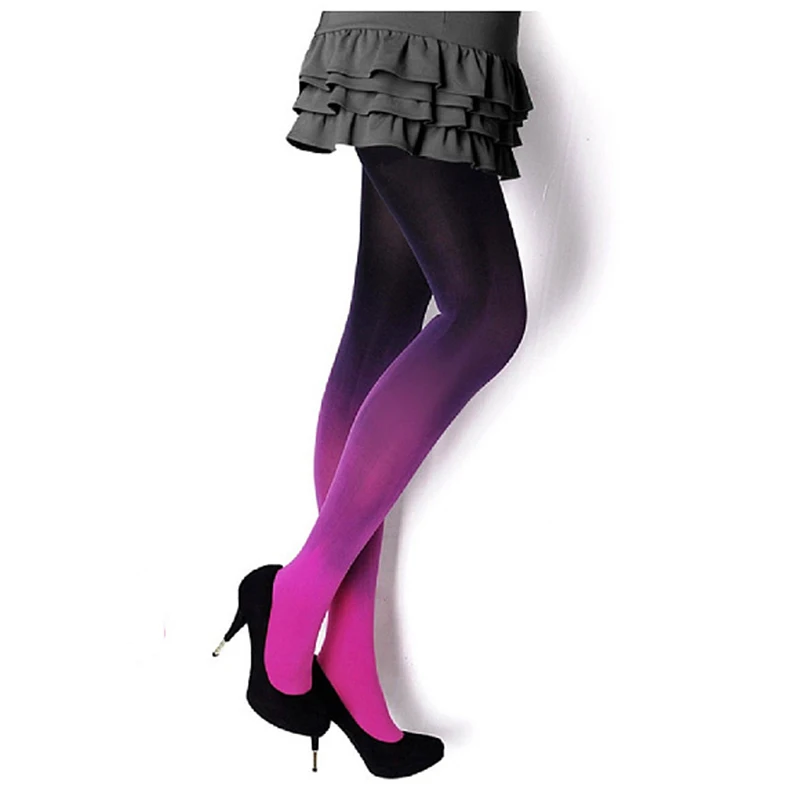 Multicolor Velvet Women Slim Fit Tights 120D Opaque Seamless Stockings Pantyhose