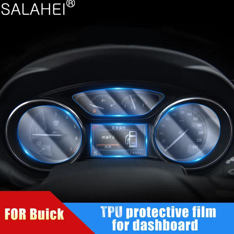 

TPU Car Dashboard Protective Film For Buick Encore Envision 14-19 LaCrosse13-14 Regal GL8 Light Transparent Scratchproof