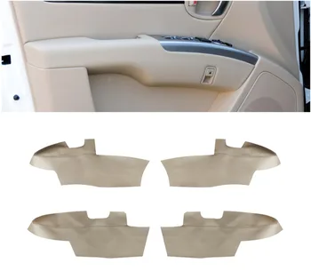 

For Hyundai Santafe 2006 2007 2008 2009 2010 2011 2012 4pcs Car Door Panel Door Armrest Microfiber Leather Cover