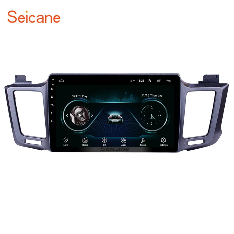 Seicane Android 8,1 10," для 2013 Toyota RAV4 автомобильный радиоприемник с навигацией GPS мультимедийный плеер четырехъядерный задний Камера