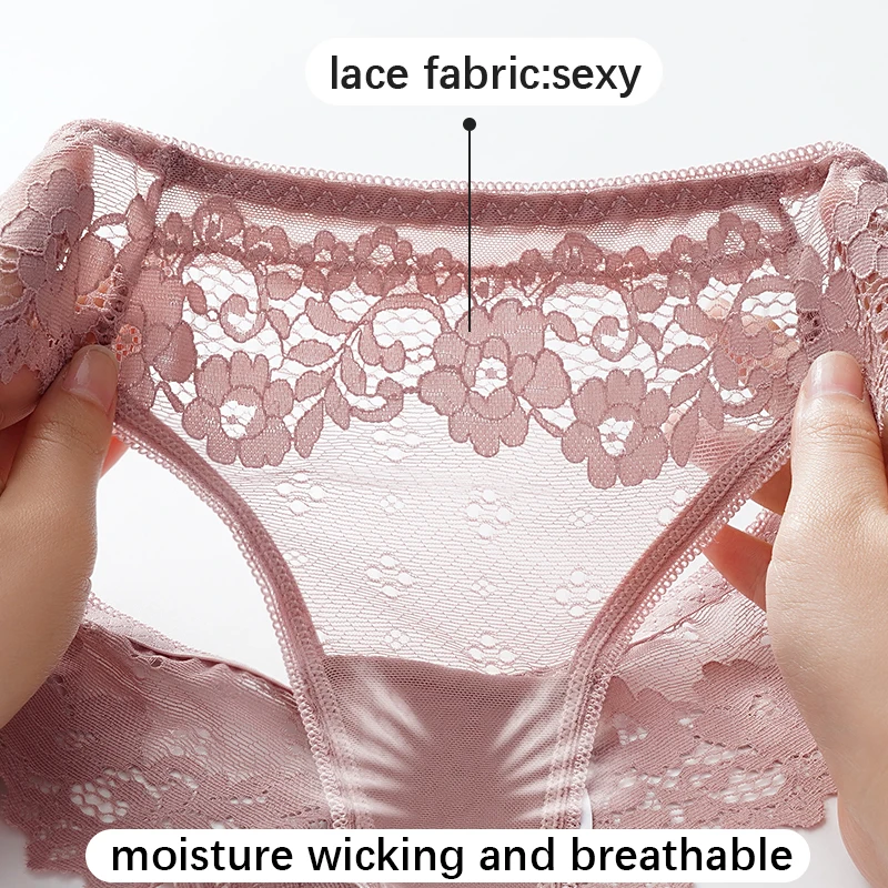 Women Sexy Lace Lingerie Temptation Low-waist Thongs Female G String Transparent Breathable Underwear Floral Women Panties women panties female underwear lace panties womens underwear