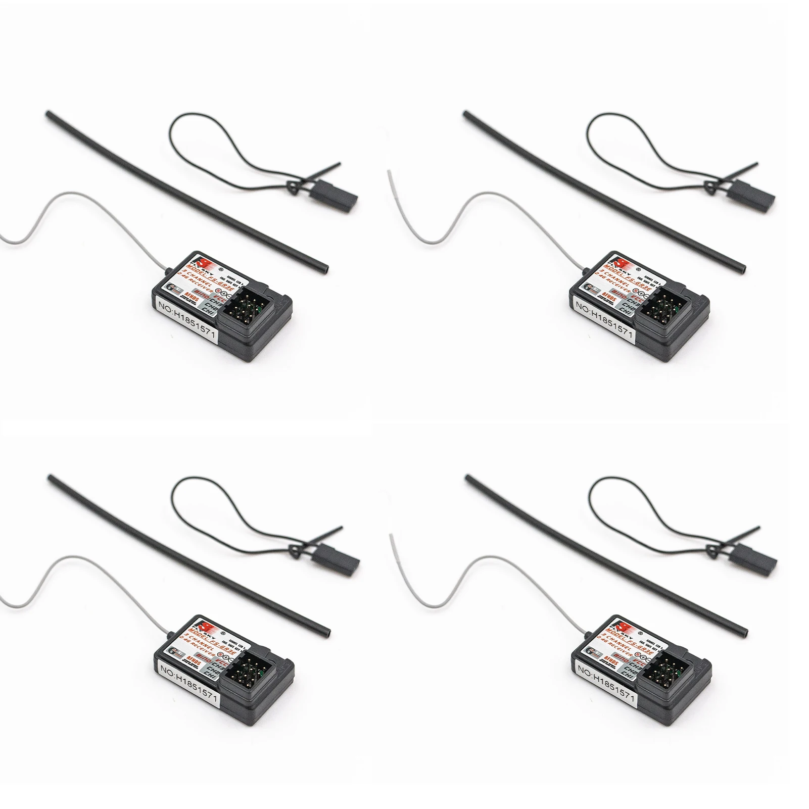 4PCS Flysky FS-GR3E AFHDS 2.4G 3CH Receiver for FS-GT2 FS-GT2B FS-GT3B FS-GT3C FZ-IT4S RC Car Boat RC Parts accessories