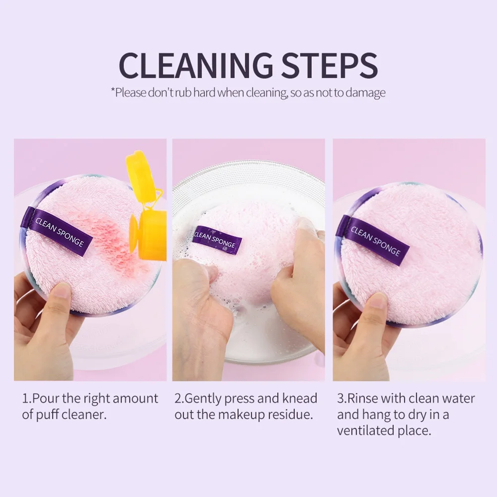 Maange Makeup Remover Sponge 3 Pcs Bundle