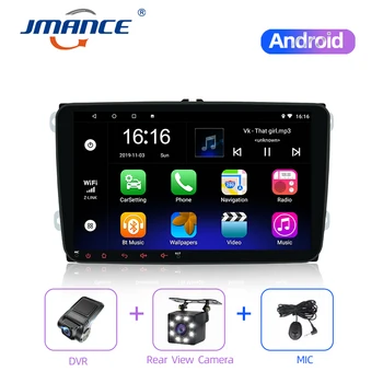 

JMANCE Android Touch Screen 2DIN MP5 Car Multimedia Player Radio Wifi GPS Navigation Mirror Link Autoradio For VW