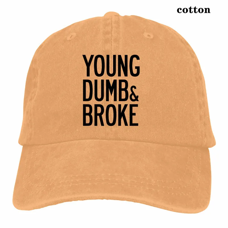 KHALID YOUNG DUMB& BROKE, бейсболка для мужчин и женщин, бейсболки, модная Регулируемая Кепка - Цвет: 3-Natural