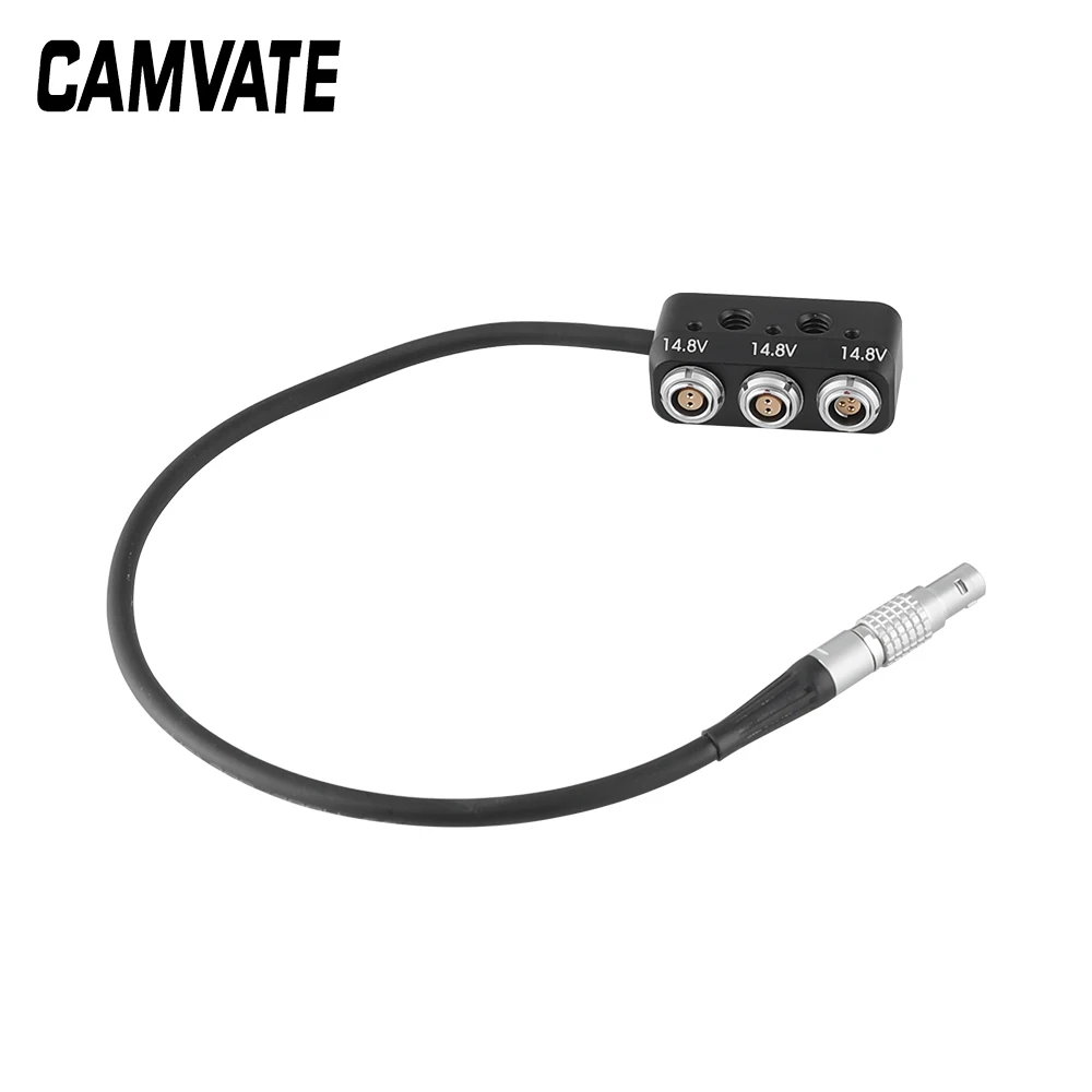 

CAMVATE 0B 2pin Power Splitter 1 To 3 C2569