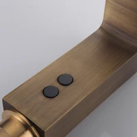 Smart Touchless โบราณทองเหลืองก๊อกน้ำก๊อกน้ำ Body ทองเหลืองทองแดงผสมน้ำ Cold & Hot Ac 220 V และ Dc แบตเตอรี่6 V 4