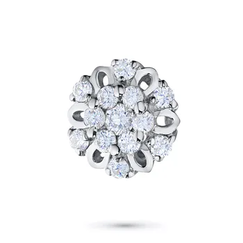 

Pendant in white gold with diamonds