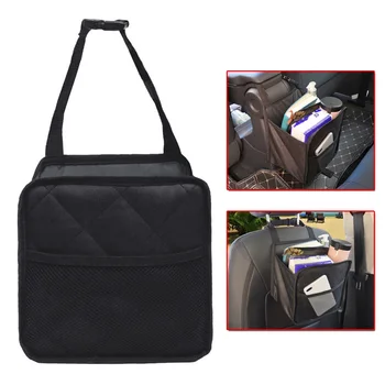

Snacks Car Storage bag Drinks Multi-function Foldable Hanging Black Phones