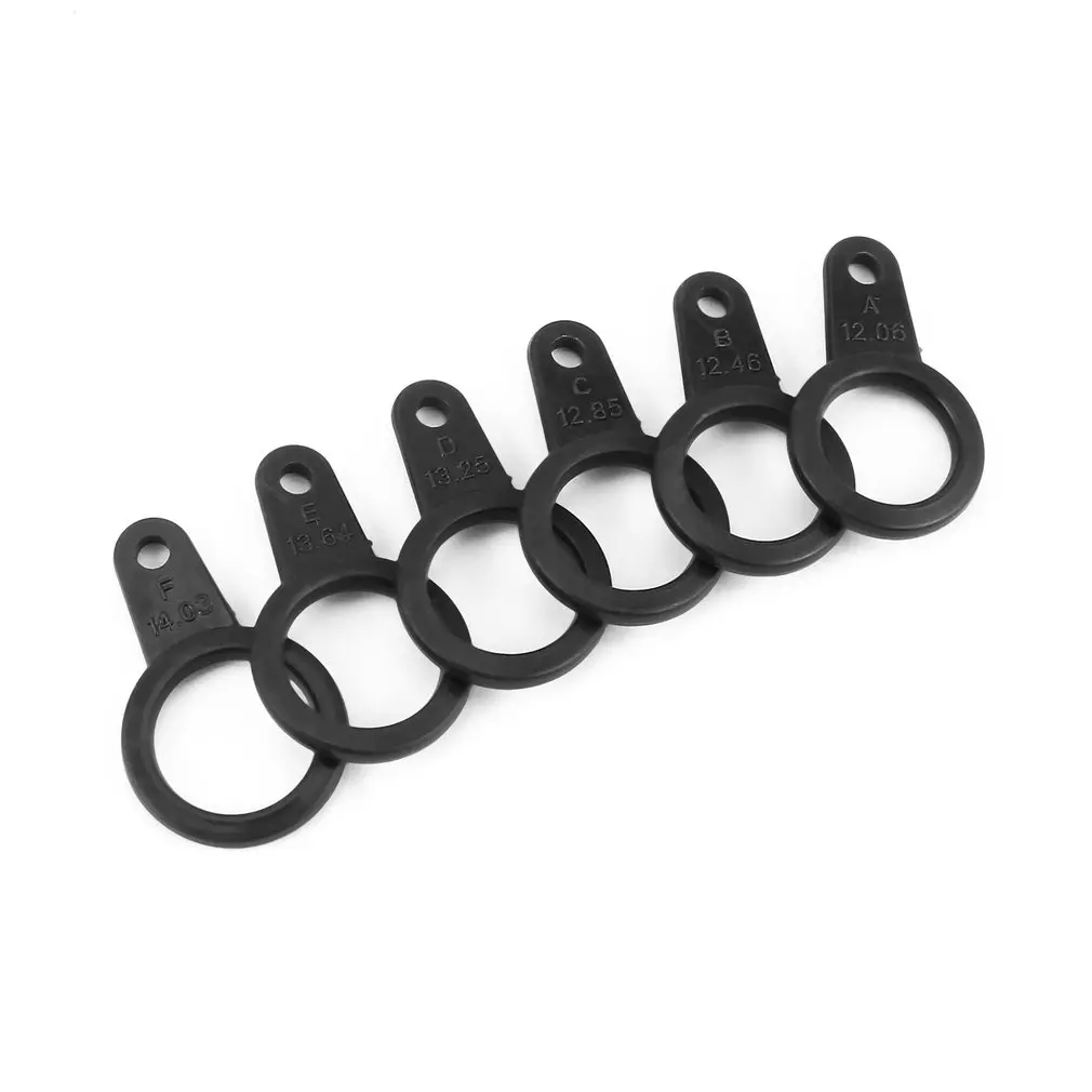 A to Z UK Size Jewelry Size Loop Gauge Ring Jewelry Tool Ring Sizer Finger Size Gauge Ring Basic Jewelry Measurement Tool