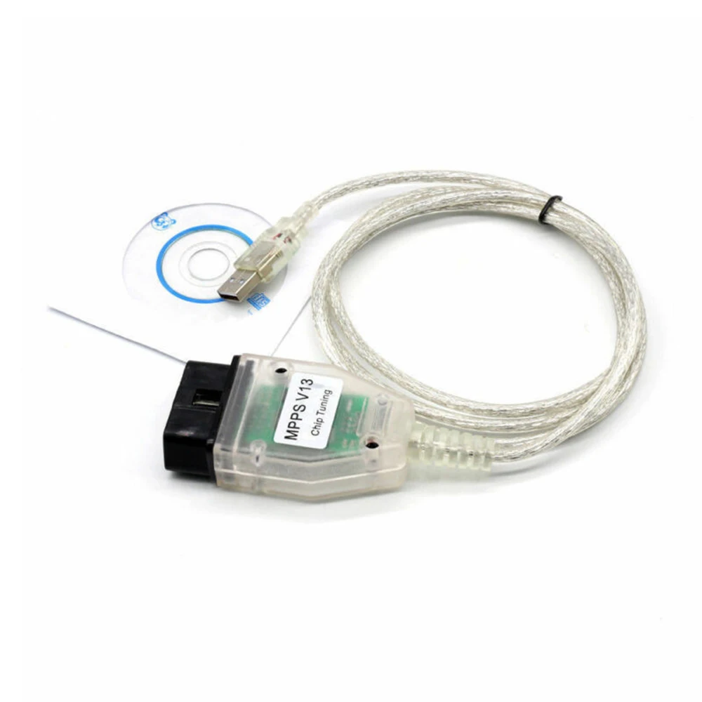 OBD2 Диагностический кабель+ CD удалить фильтры FAP/DPF Инструменты Запчасти для MPPS V13 VAG
