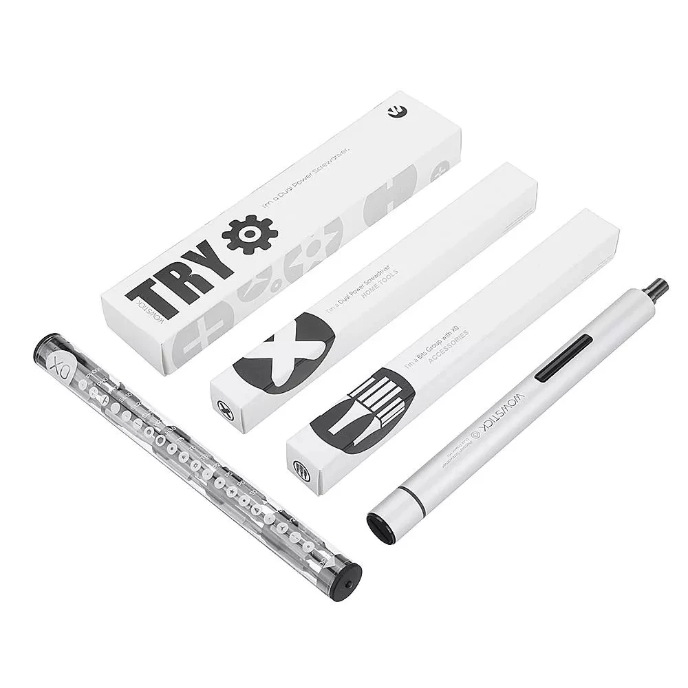 Электрическая отвертка Wowstick SE из алюминиевого сплава Аккумуляторный шуруповерт