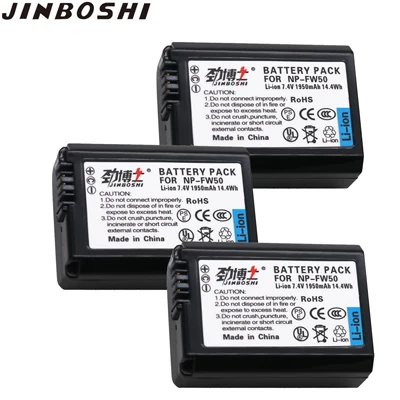 3X Battery 4 шт. NP-FW50 NP FW50 Батарея+ 2 слота ЖК-дисплей USB Зарядное устройство для sony Alpha a7r2 a6500 a6300 a6000 a5100 a5000 a3000 NEX-5T 5t 5R - Цвет: 3X Battery