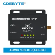 E90-DTU-433L30E Ethernet LoRa Long Range 433 МГц 1 Вт IoT uhf беспроводной приемопередатчик РЧ модуль 433 МГц передатчик и приемник