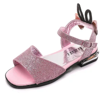 

2020 Summer Kid's Shoes Women's Shoes Sandals Buckle Strap Butterfly-knot Fashion Non-slip