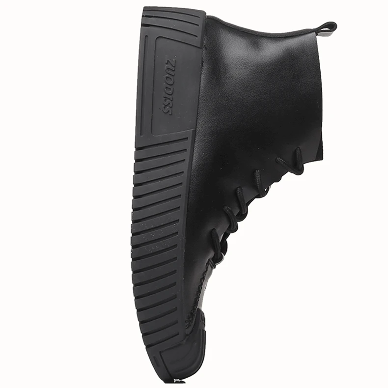 Retro fashion Genuine Leather Martin boots men skidproof sole black men walking shoes quality high desert sports Work boots men