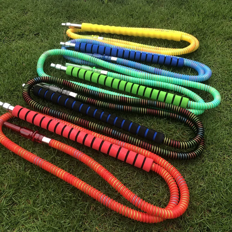 Length:185 CM Food Grade Silicone Shisha Hookah Hose Chicha Narguile Sheesha Accessories Hookah Pipes Water Smoking,Random 3