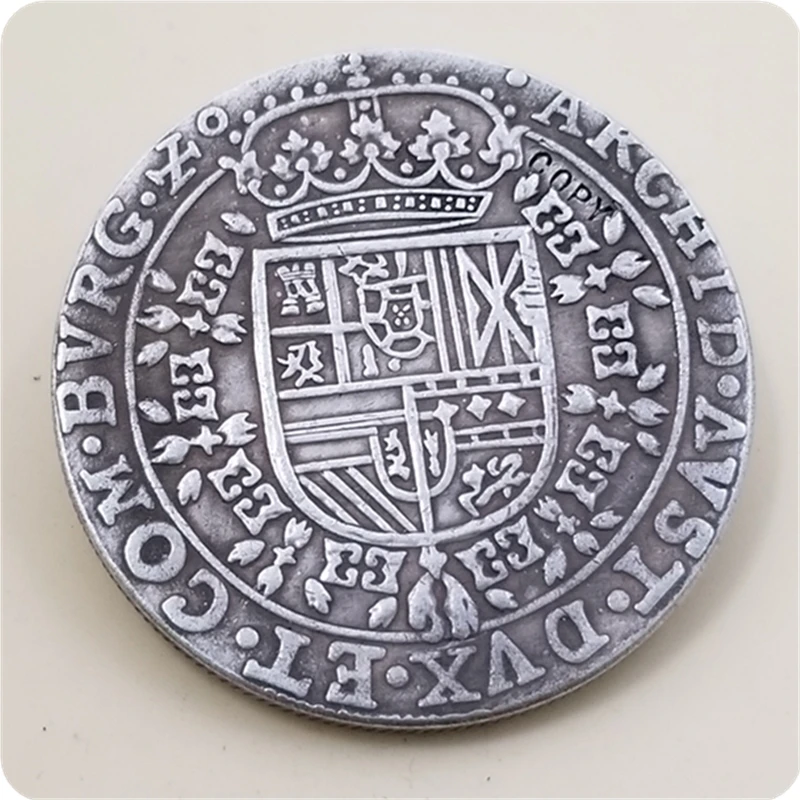 1624 испанский голландский патагон-Felipe IV 2 florins 8 sols имитация монеты