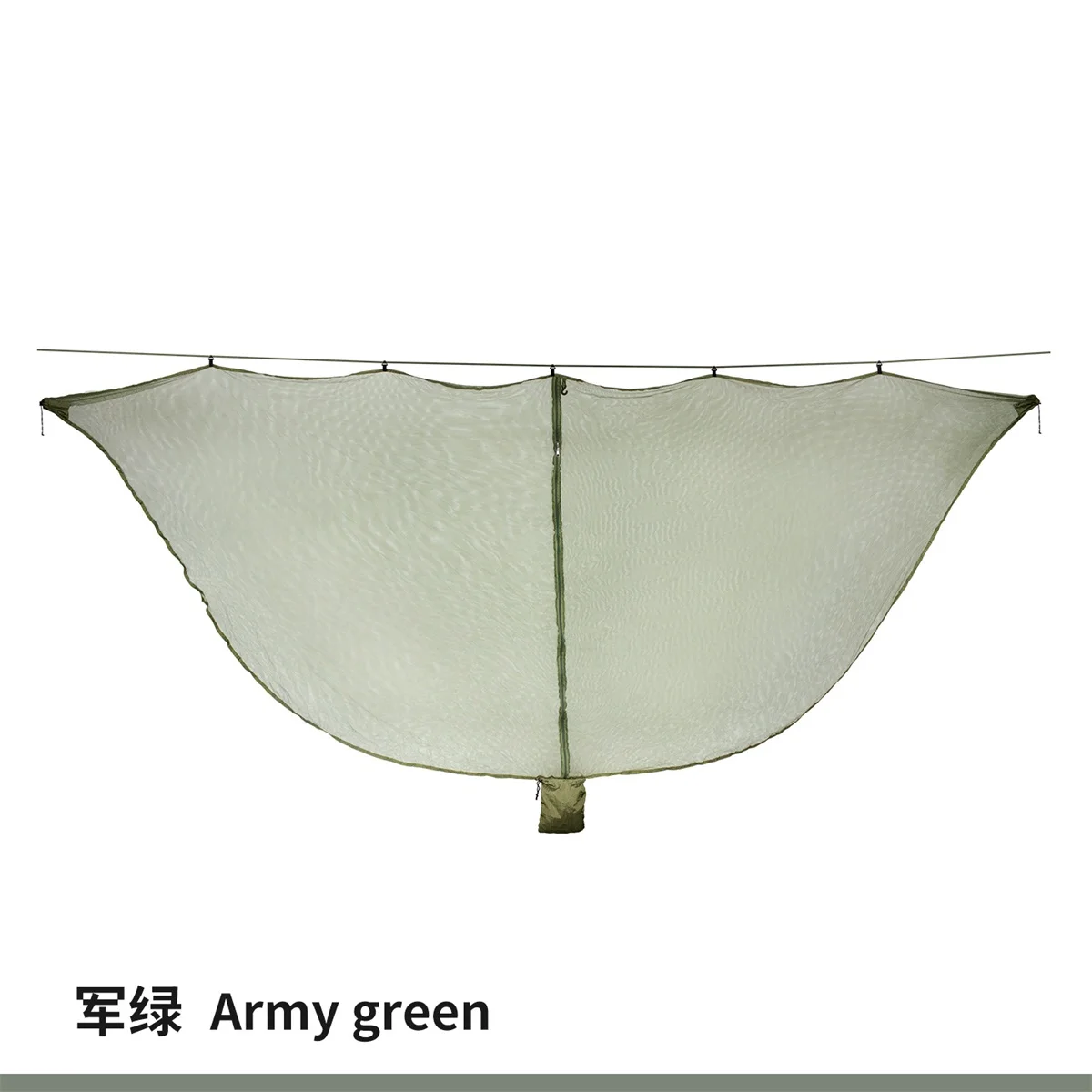 Outdoor Easy Setup Travel Portable Hammock Mosquito Net Fabric Nylon Camping Double Person Foldable Separating Mosquito Bed Net 