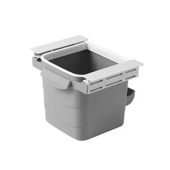 

Kitchen Retractable Hidden Waste Bin Under Table Hanging Garbage Trash Can Tool