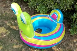 Bateau gonflable d'escargot pour bébé, jouet aquatique d'extérieur, anneau de natation, jouet de piscine, équitation d'été flottante 