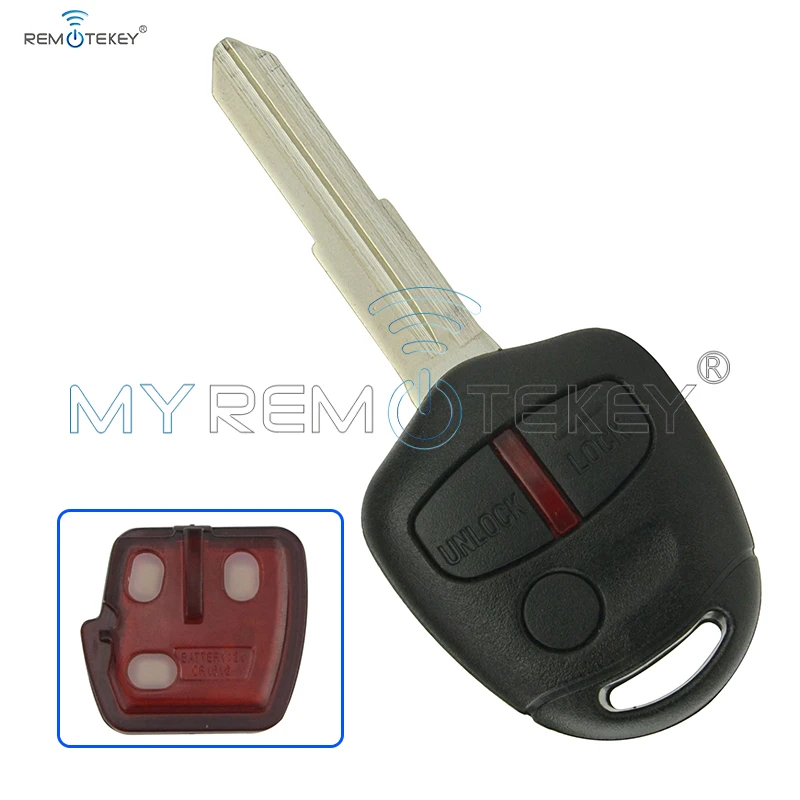 

Outlander Lancer 3 Button remote key MIT11 434mhz with 46LCK chip for Mitsubishi key remtekey