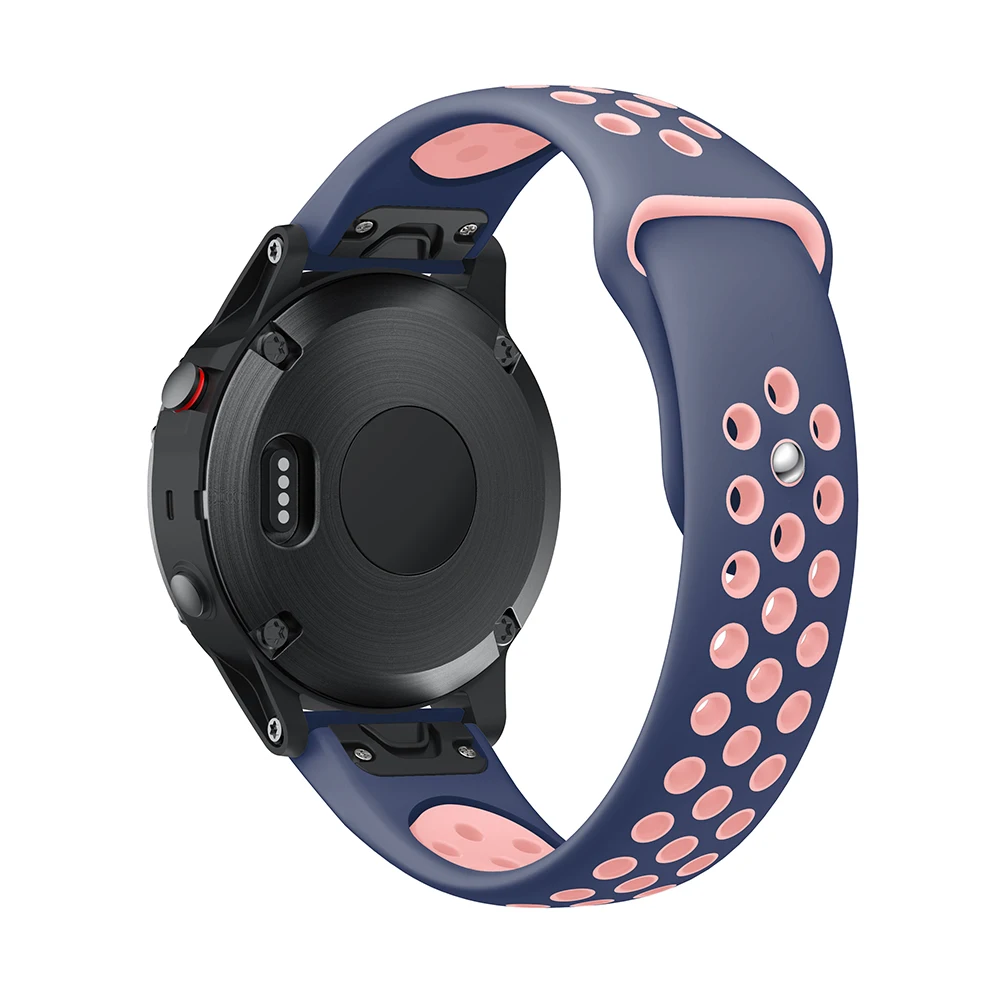 22 мм силиконовый ремешок для Garmin Fenix 5 forerunner935 Quati x5/Instinct быстрая установка металлические ремешки для часов модные ремешки для часов