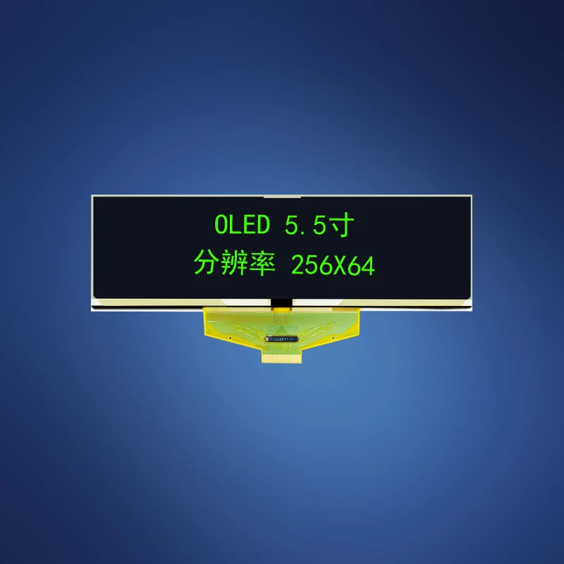 5,5 дюймовый oled-дисплей 256x64 штекер в стокет SSD1332 желтый зеленый цвет 30 pin 3/4 модуль дисплея 8 бит параллельный интерфейс - Цвет: Green