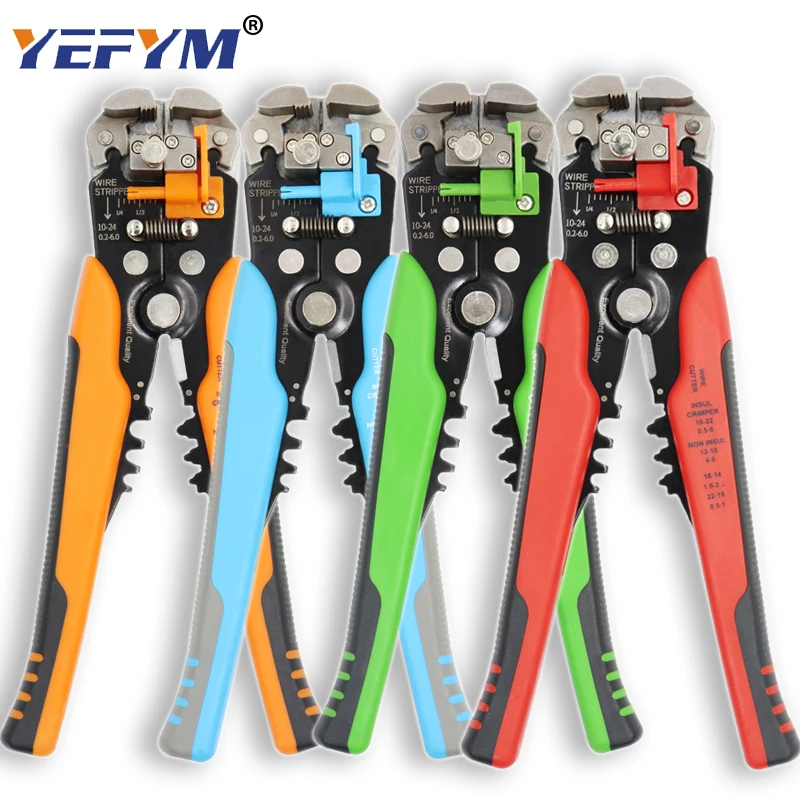 Cable Wire Stripper Cutter Hand Crimper Multifunctional Terminal Stripping Tool 