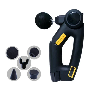 

Muscle Massage Gun Deep Tissue Massager Therapy Gun Exercising Muscle Body Slimming Shaping Pain Relief Fascia Gun 2 Batteries