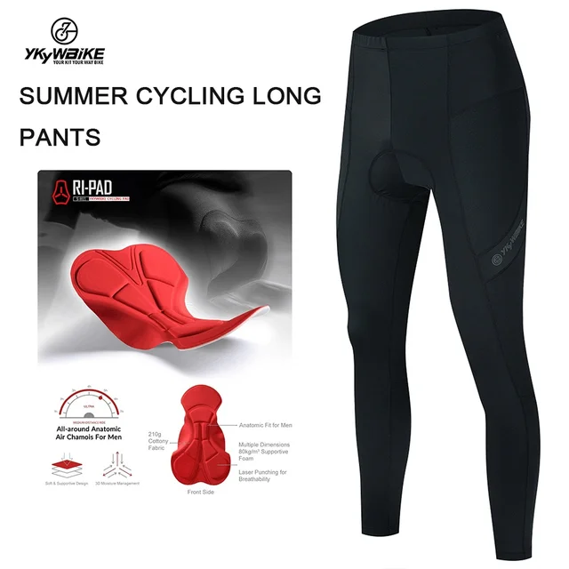 Leggings Uomo 3/4 Ciclismo | Nylon E Spandex | Traspiranti E Riflettenti | Con Fodera 3D