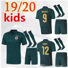 19, 20 Детский комплект, Италия, 3-й футбольный свитер, Кубок уропеана, сборная Италии, BONUCCI IMMOBILE INSIGNE, третий ребенок+ носки, Италия