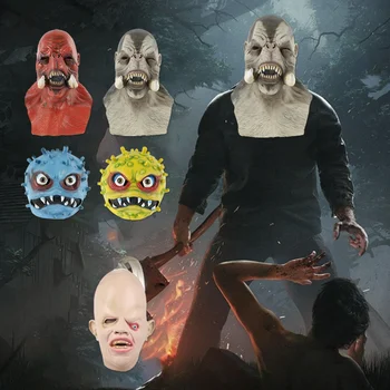 

Latex Halloween Masks Creepy Ugly Scary Party Costume Festive Cosply Mask Full Face Adult Halloween Supply