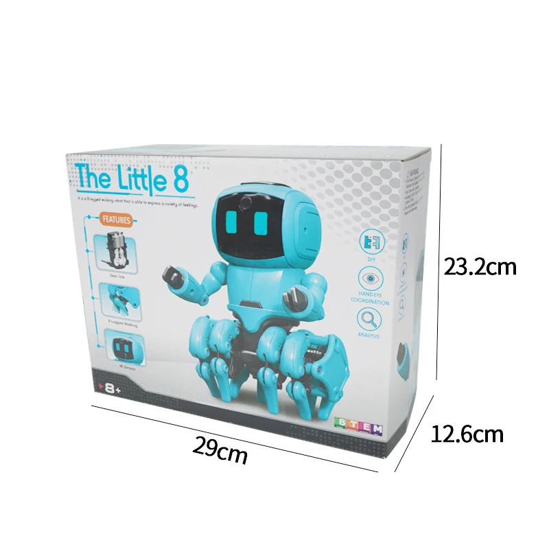 RC Robot Toys Radio Controlled Robot Gesture Control Educational Toy with Sound Kids Birthday Gifts Toys for Children