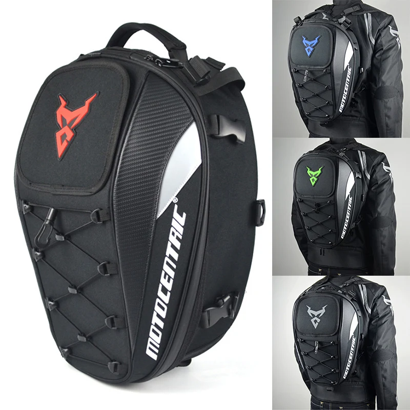 

Waterproof Motorcycle Tail Bag Durable Rear Motorcycle Seat Bag High Capacity Backpack Tote FDX99