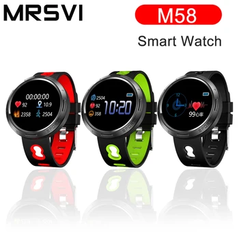 

SmartWatch Heart Rate Monitor Waterproof Ip68 Wristband Men Fitness Tracker Smart Watch M58 Women Sport Bracelet With Bluetooth
