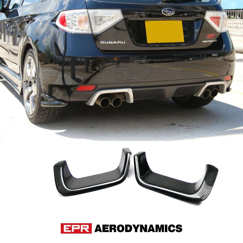 Car Accessories For Impreza Grb Grf 10 Hatch Carbon Fiber Oem Style Rear Bumper Exhaust Heat