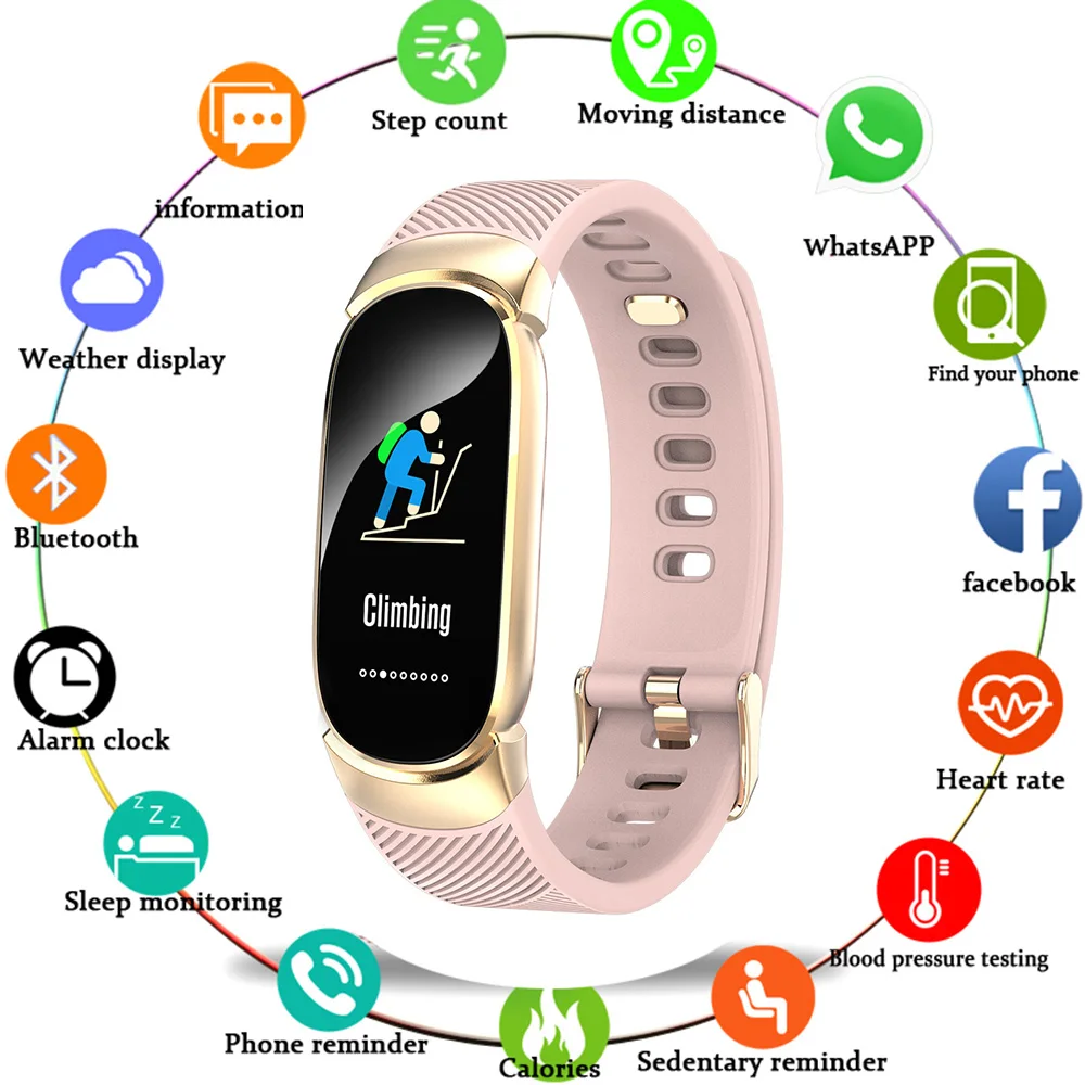 

Female Fitness Smart Watch men Running Reloj Heart Rate Monitor Bluetooth Pedometer Intelligent Sports Watch for ios android