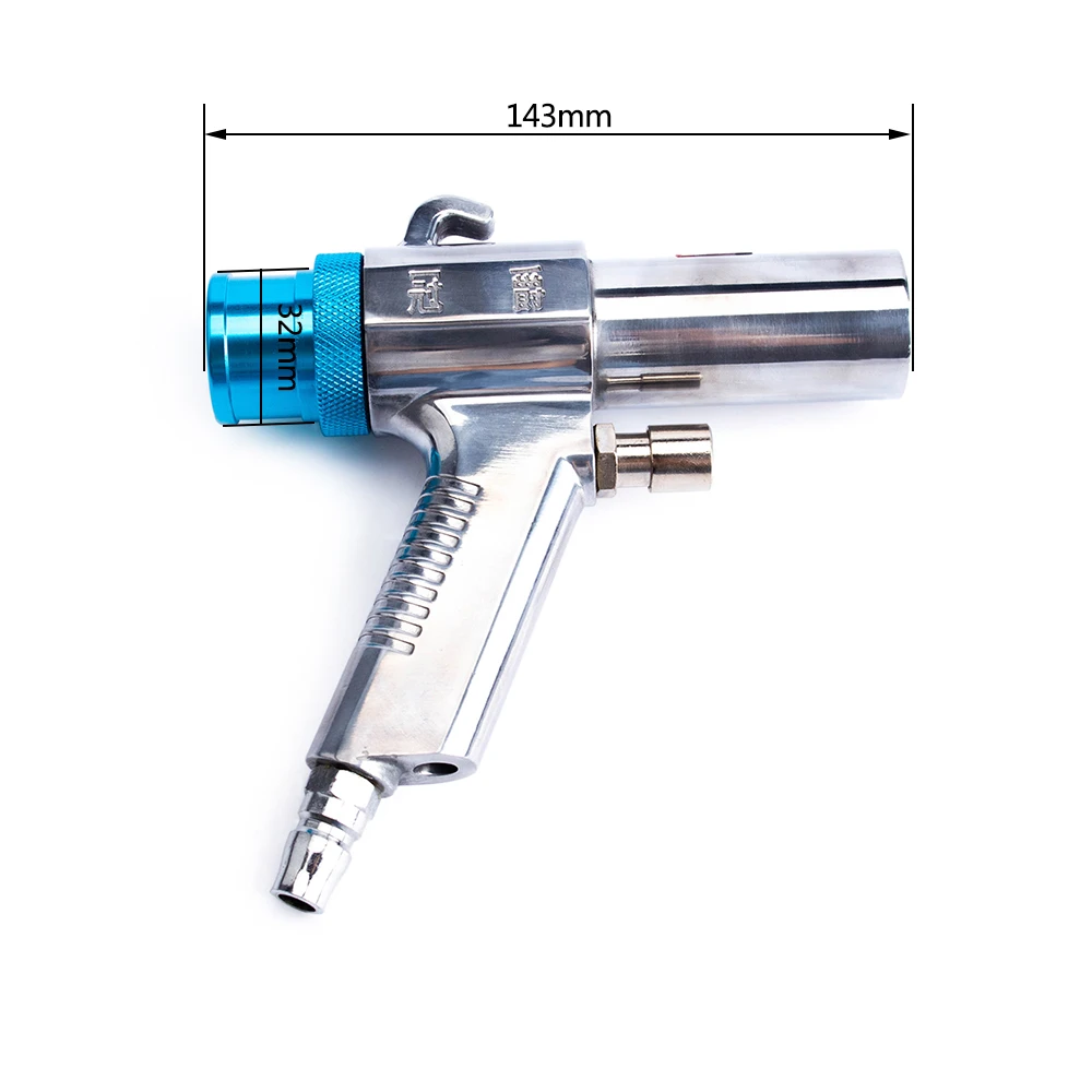 

Silver 1/4"Air Vacuum Blow Gun Pneumatic Dust Gun Suction Dust Hand-held Industrial Environmental Cleaner Kit Tool